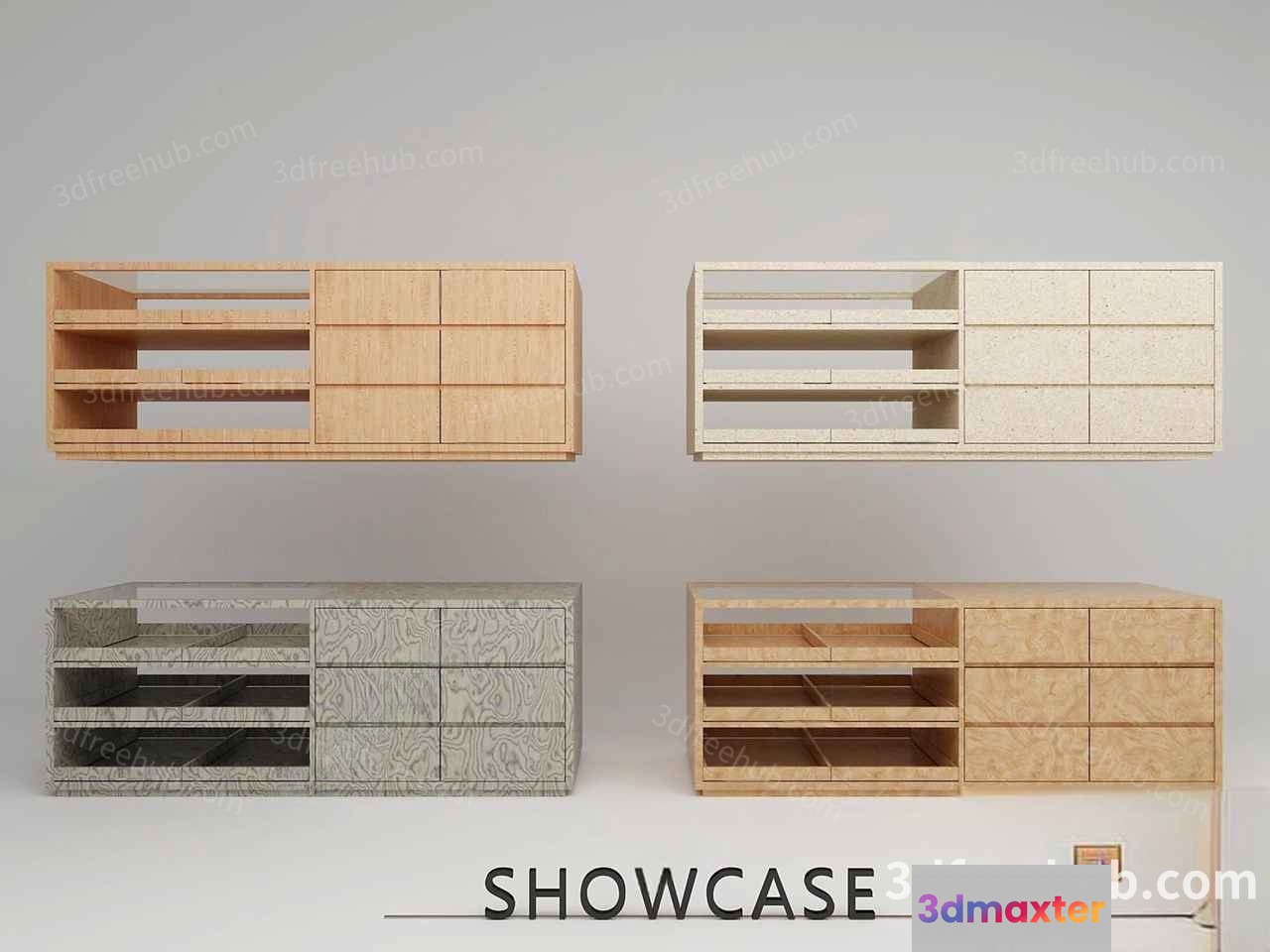 Modern Furniture Showcase 3D Model - 18746 - VRAY Render