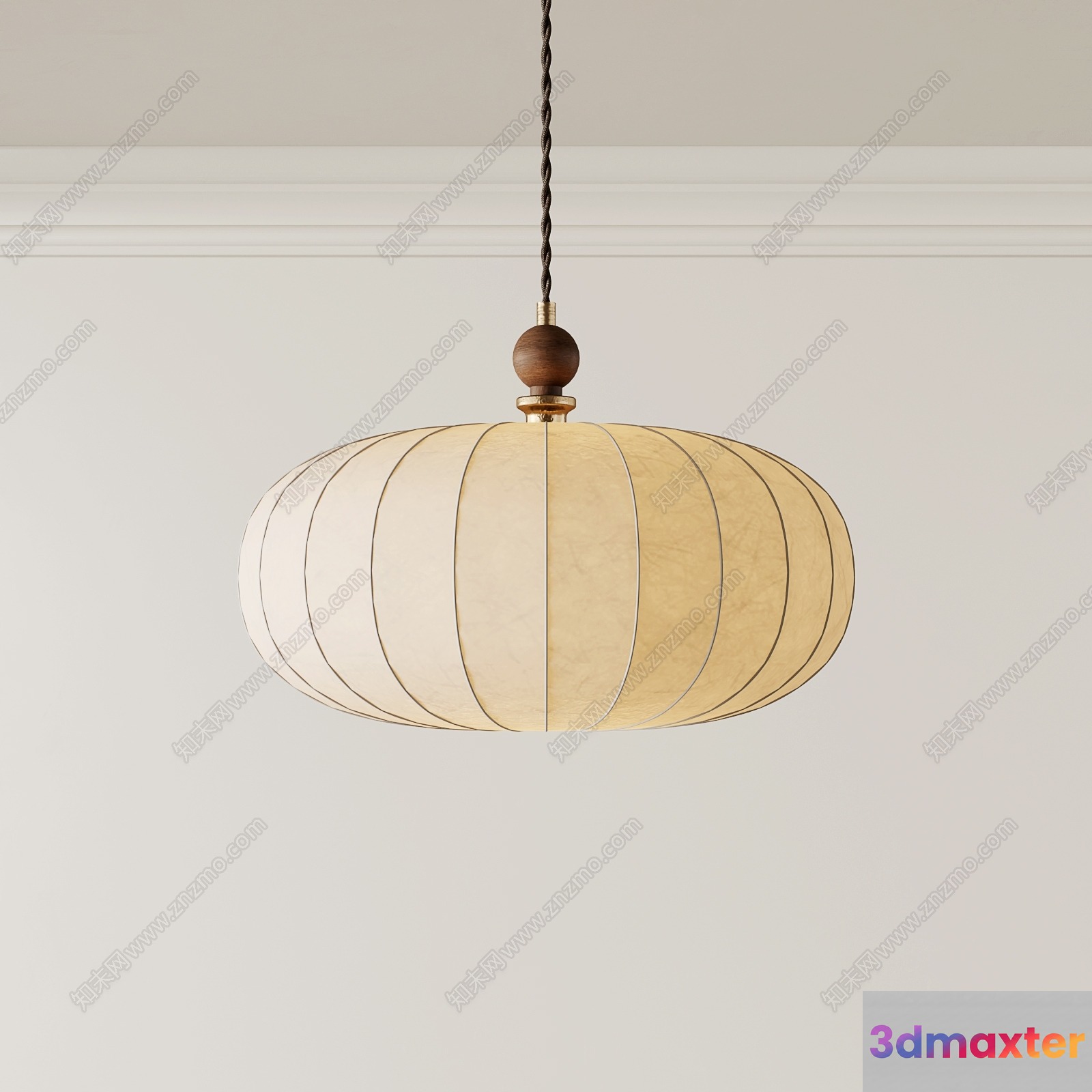 Gold Light Fixture 3D Model - 1697 - VRAY Render