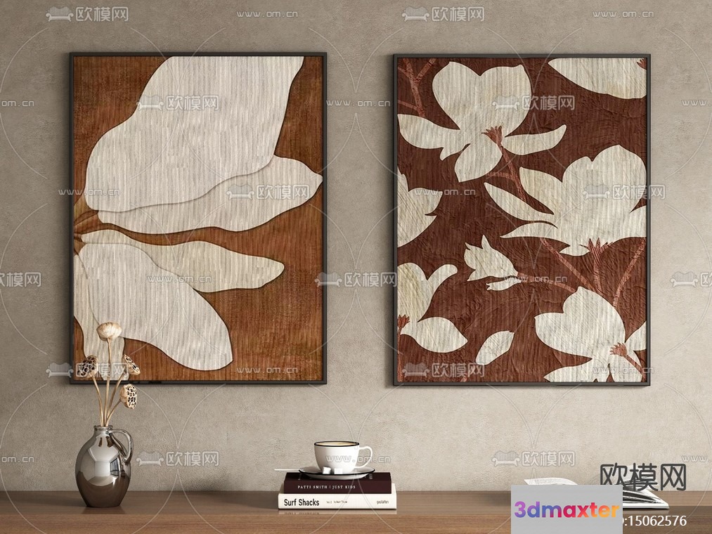 Cozy Living Room 3D Model - 4665 - VRAY Render