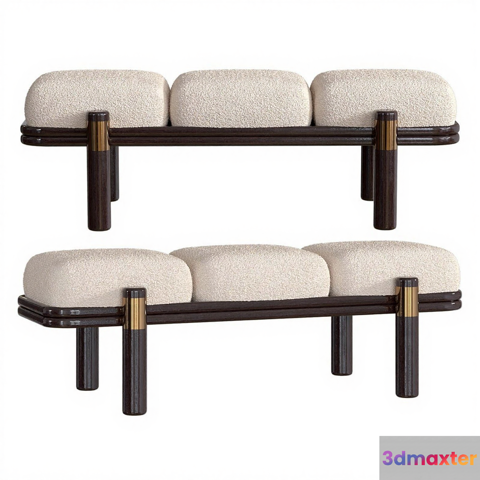 Modern Sofa Set 3D Model - 17823 - CORONA Render