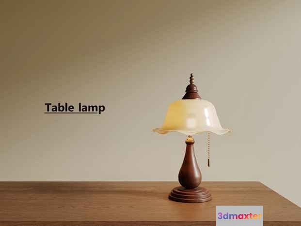 Table Lamp 3D Model - 2623 - VRAY Render