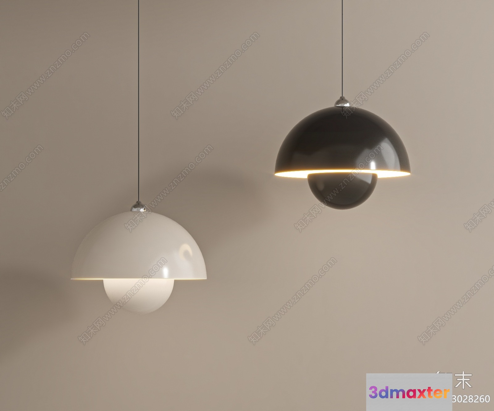 Modern Light Fixtures 3D Model - 6310 - VRAY Render