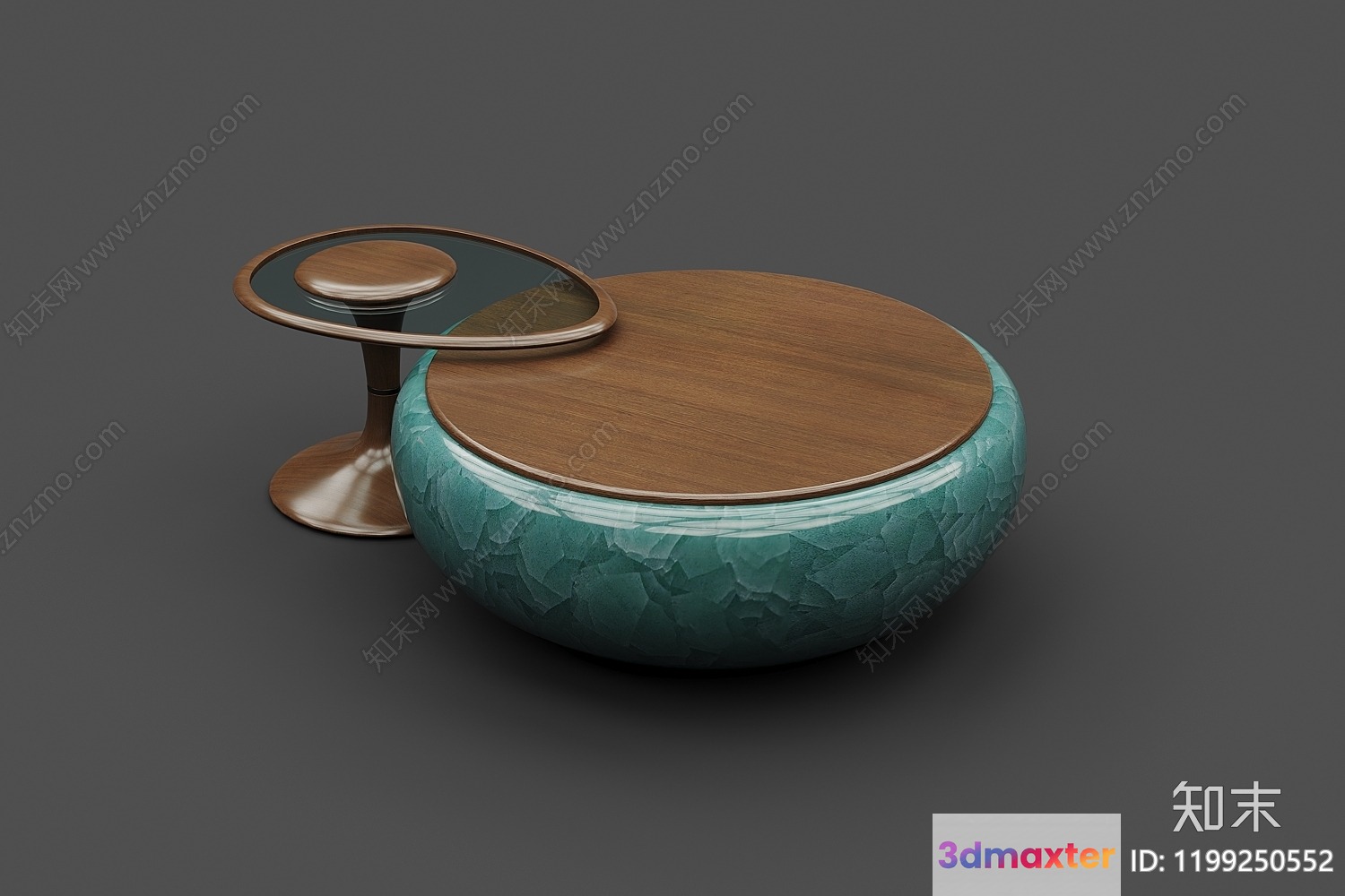 Modern Coffee Table 3D Model - 23650 - CORONA Render