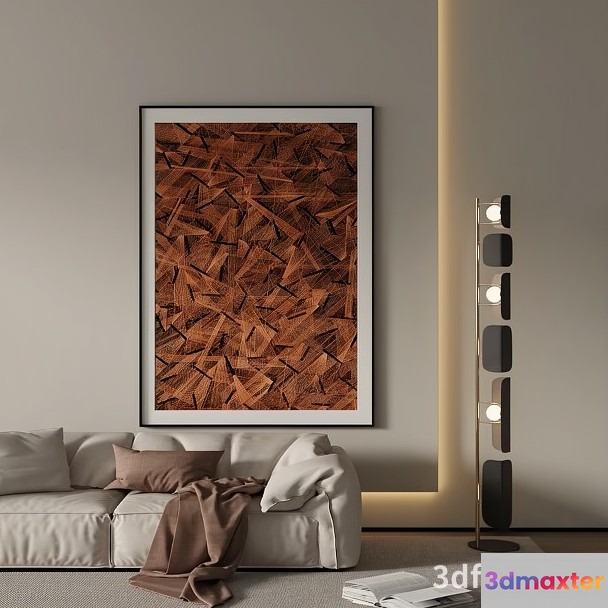 Modern Living Room 3D Model - 4929 - VRAY Render