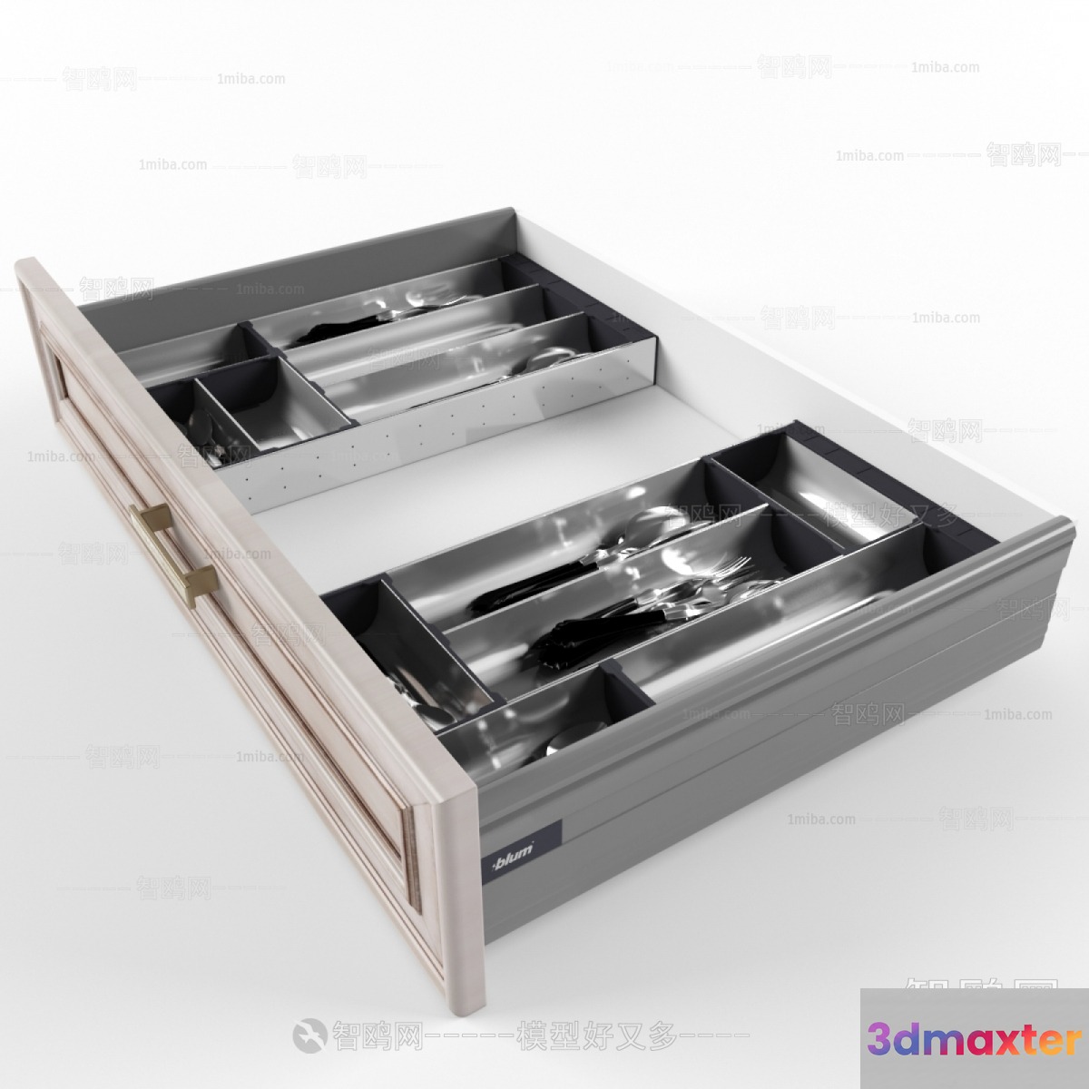 A Kitchen Drawer 3D Model - 22253 - VRAY Render