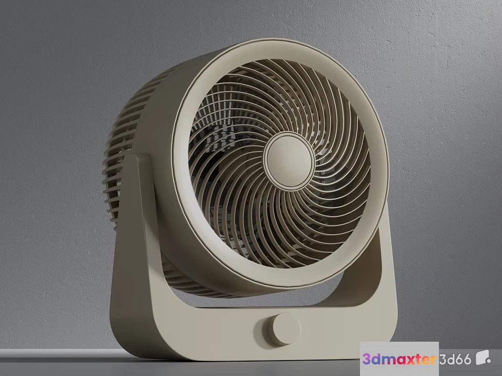 White Fan 3D Model - 18785 - VRAY Render