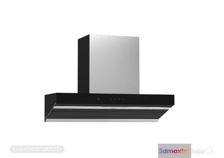 A Range Hood 3D Model - 704 - VRAY Render