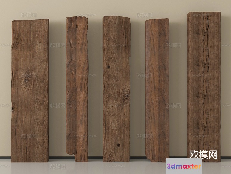 Wooden Planks 3D Model - 4609 - VRAY Render