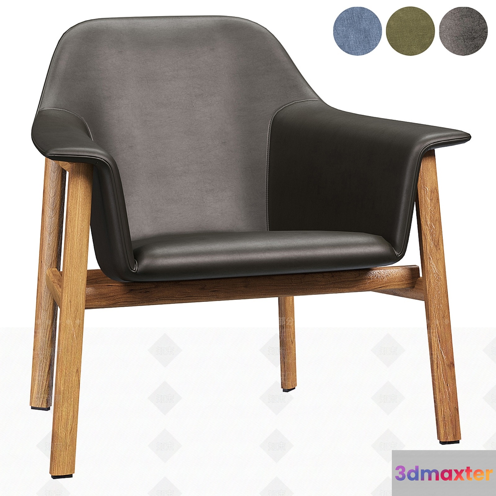 Wooden Chair 3D Model - 13072 - VRAY Render
