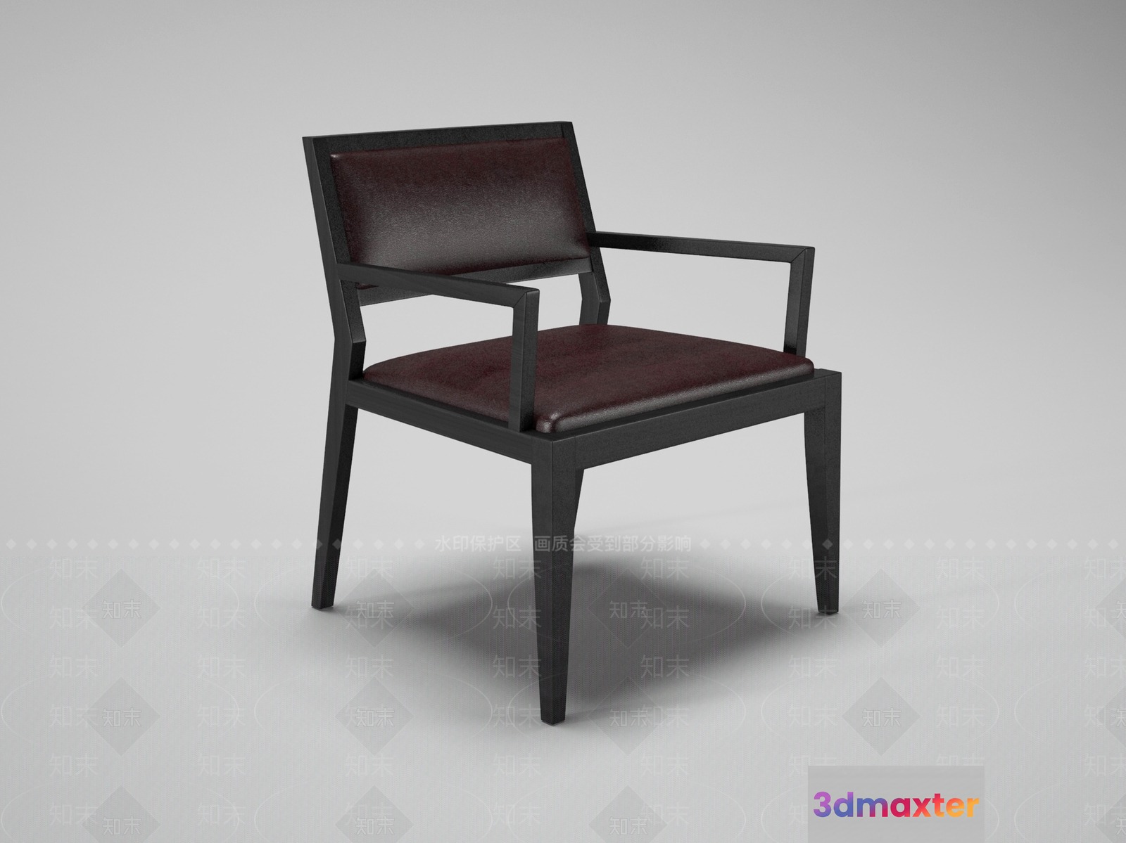 Wooden Armchair 3D Model - 9215 - VRAY Render