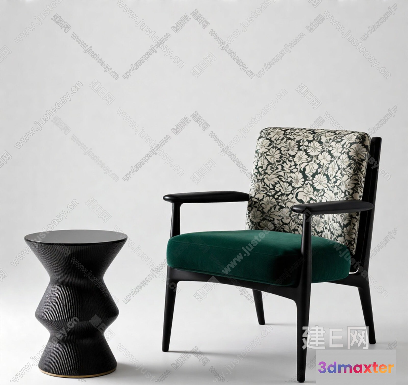 Modern Armchair 3D Model - 16929 - VRAY Render