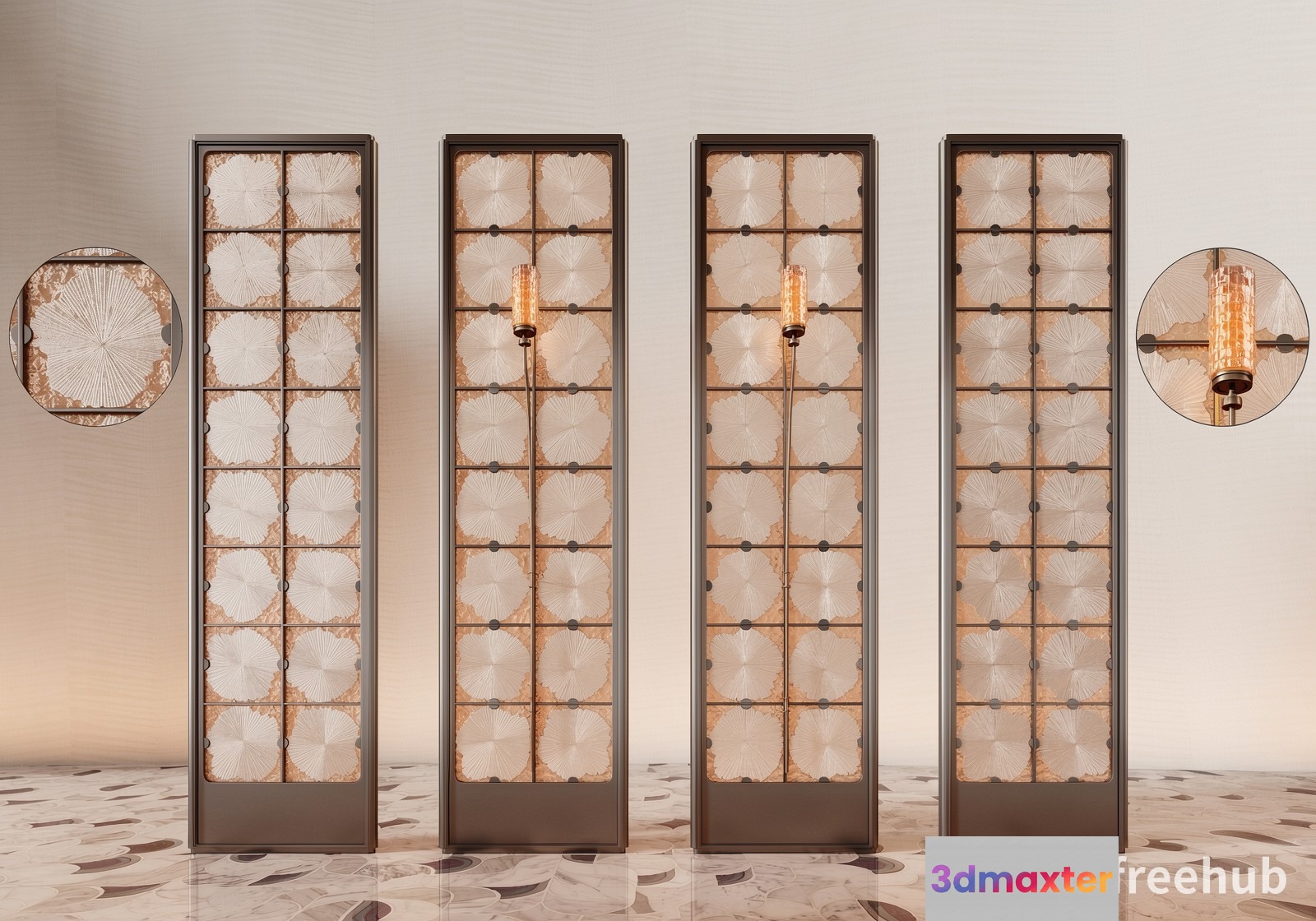 Modern Light Fixtures 3D Model - 20245 - VRAY Render