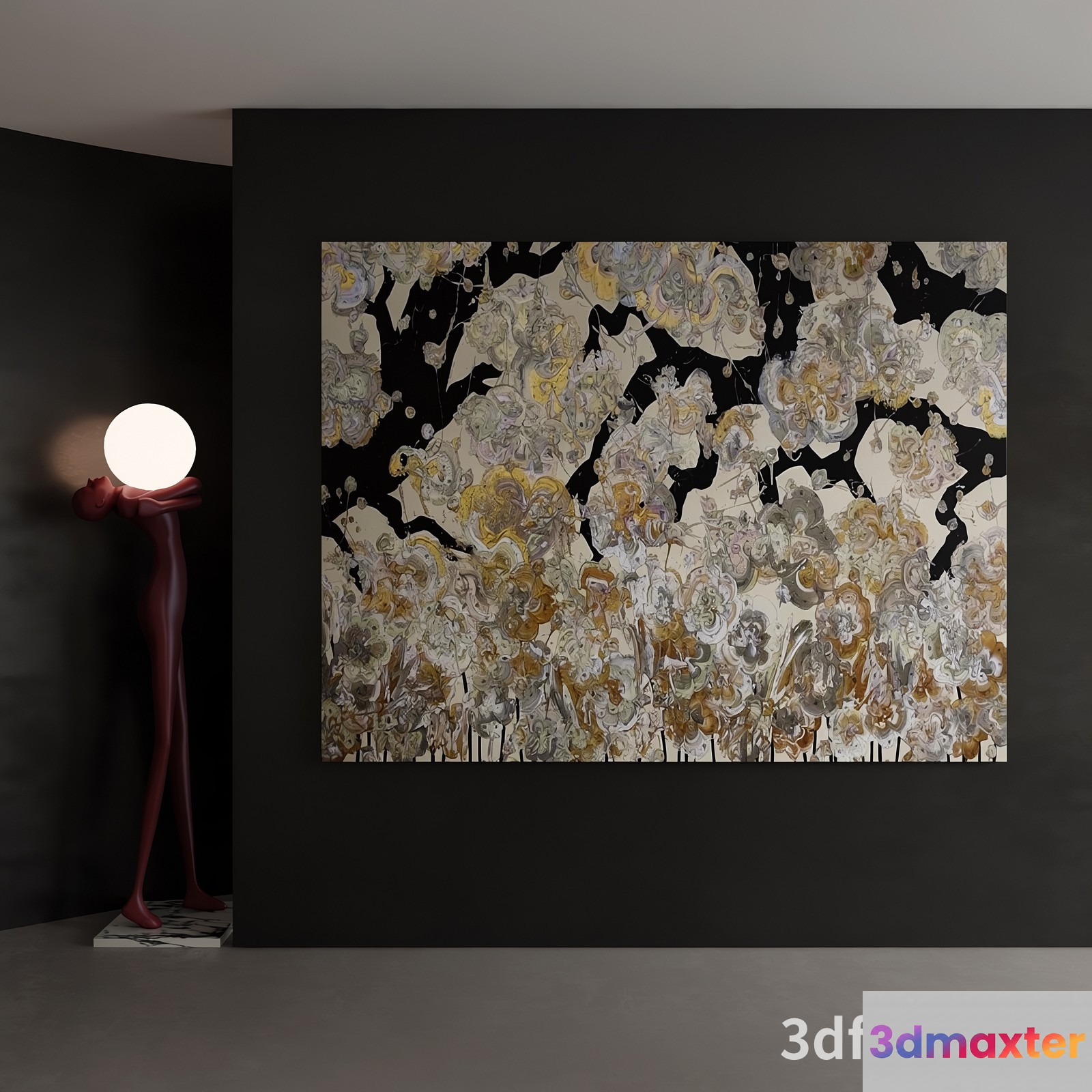 Modern Art Piece 3D Model - 22878 - VRAY Render