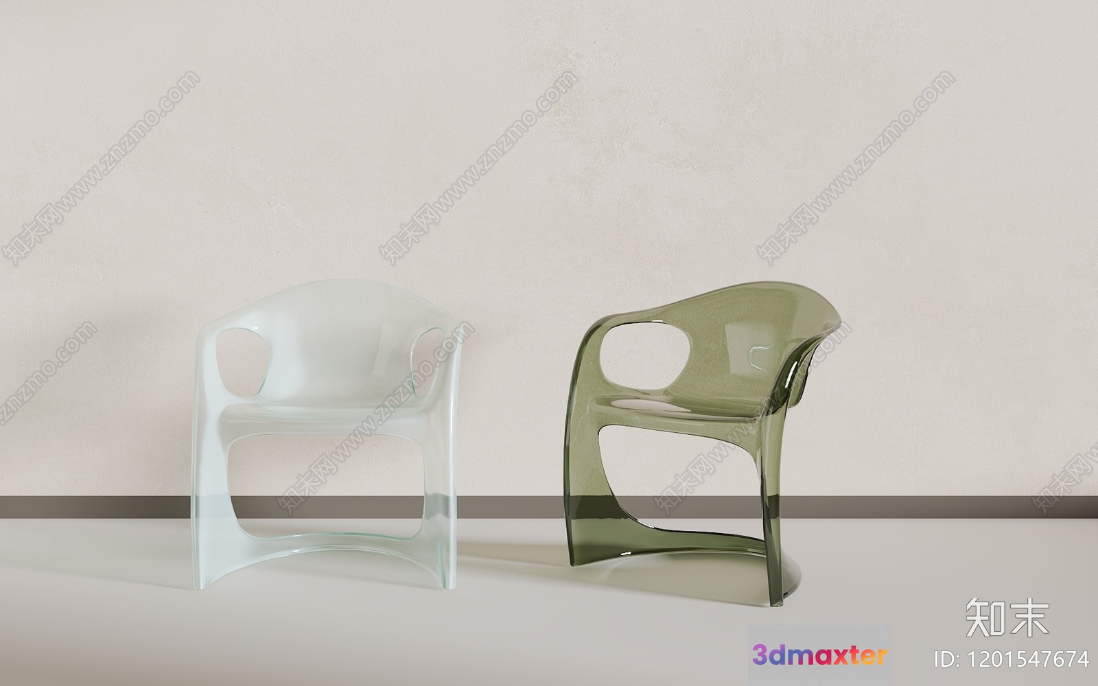 Two Chairs 3D Model - 14813 - CORONA Render