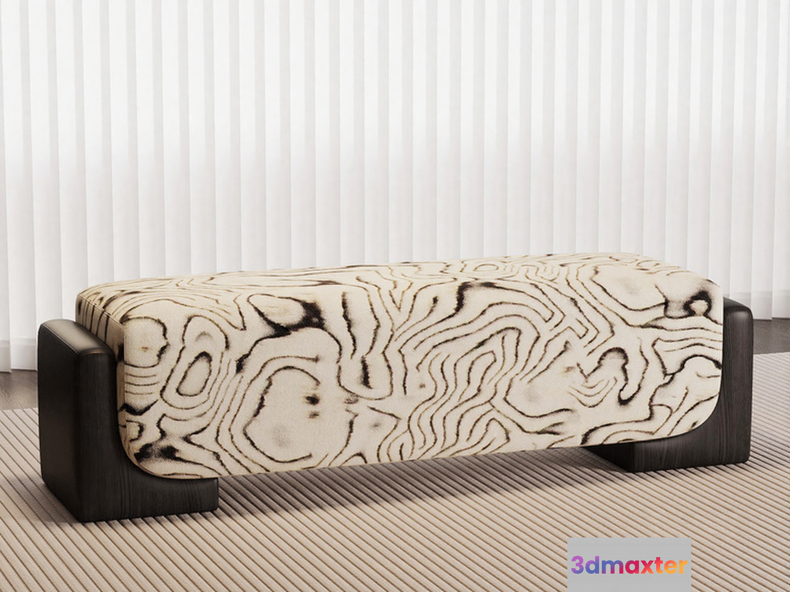 Modern Coffee Table 3D Model - 17946 - VRAY Render