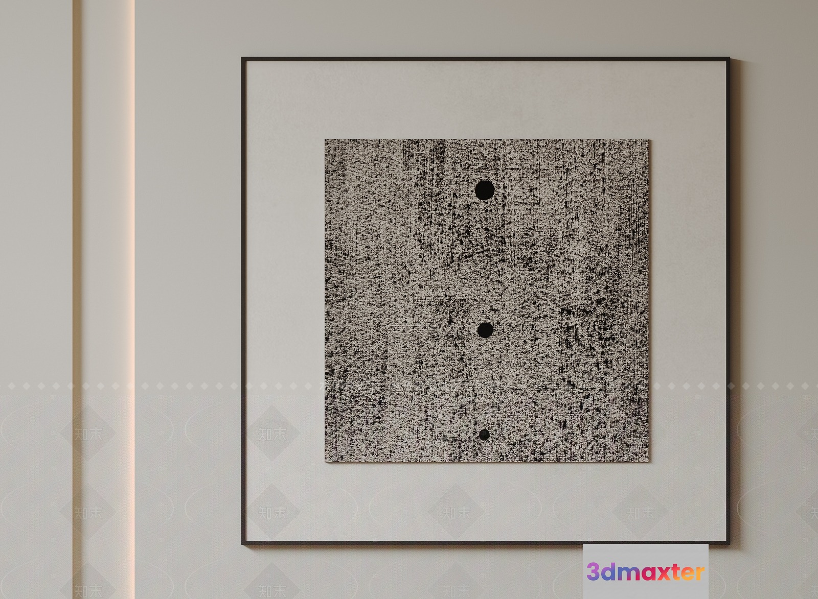 Abstract Art Piece 3D Model - 336 - CORONA Render
