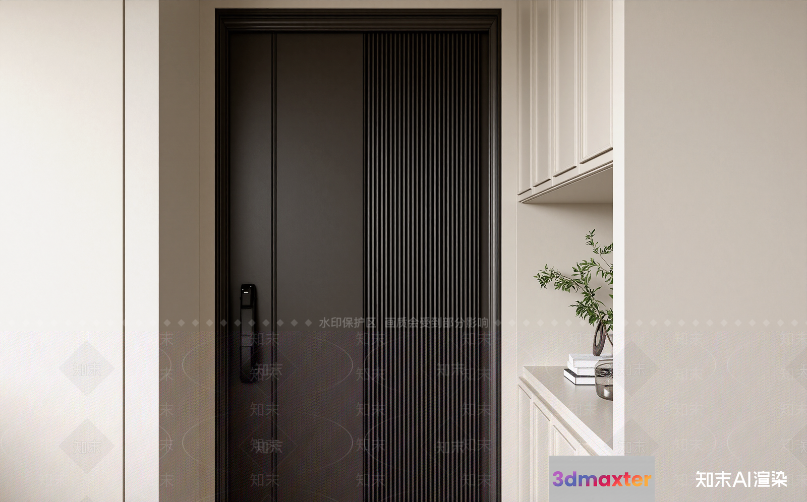 Modern Elevator Interior 3D Model - 10718 - VRAY Render