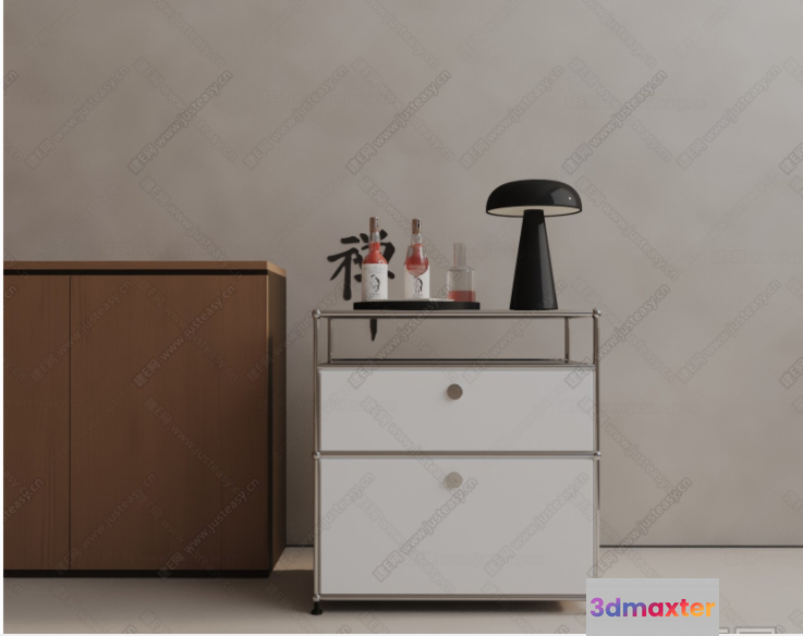 Modern Minimalist Decor 3D Model - 20572 - VRAY Render