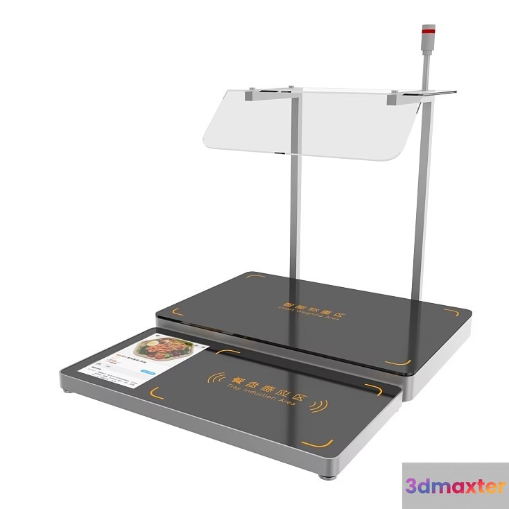 A Digital Scale With A Glass Top 3D Model - 18604 - VRAY Render