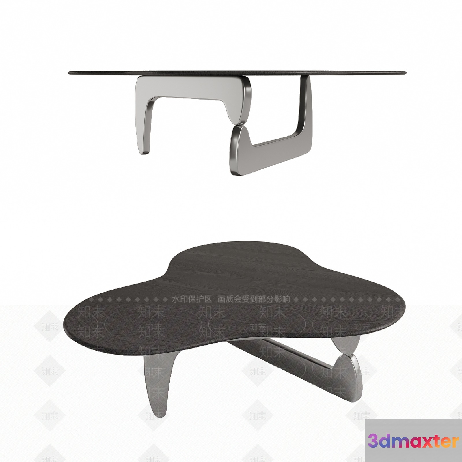 Modern Coffee Table 3D Model - 17739 - VRAY Render