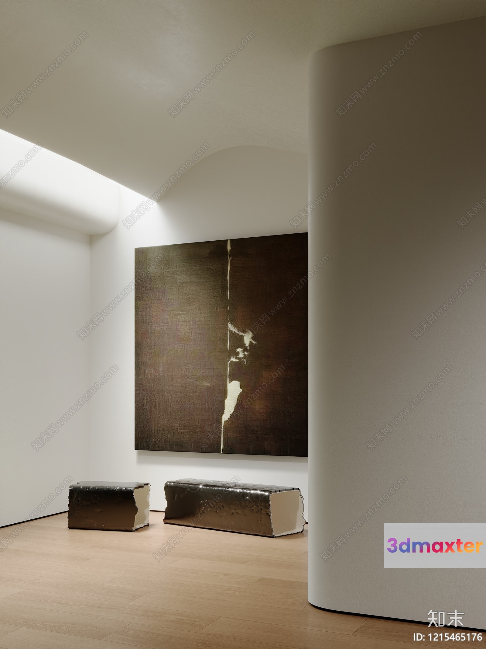 Modern Minimalist Room 3D Model - 15618 - VRAY Render