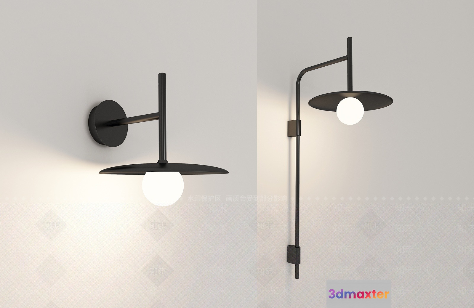 Modern Light Fixture 3D Model - 12285 - VRAY Render