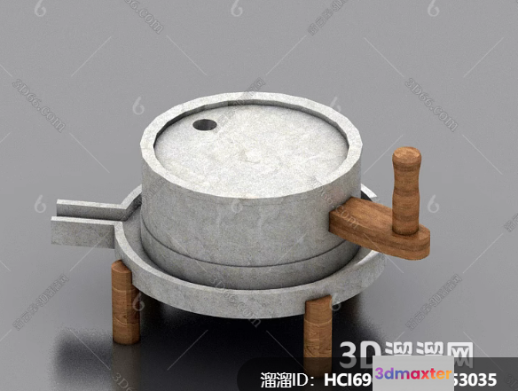 3D Model Of A Pot 3D Model - 6011 - VRAY Render