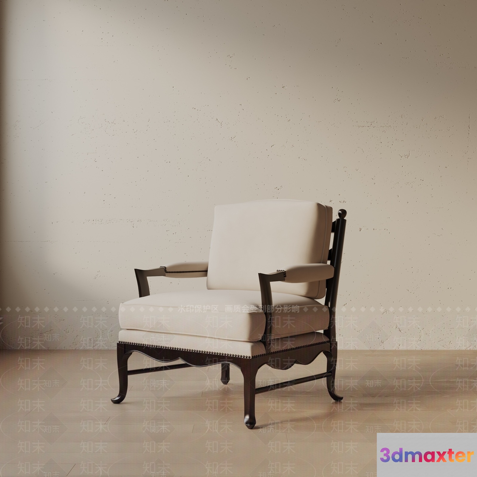 Wooden Chair 3D Model - 19821 - VRAY Render