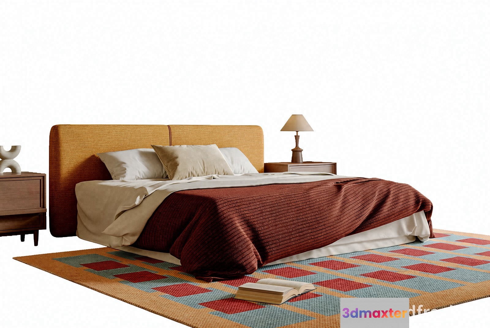 Cozy Bedroom 3D Model - 5862 - VRAY Render
