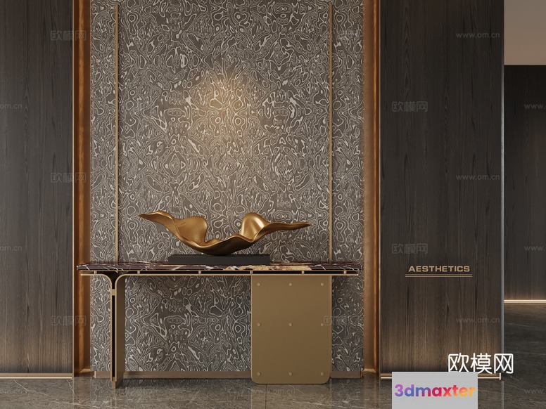 Modern Aesthetic Furniture 3D Model - 23413 - VRAY Render