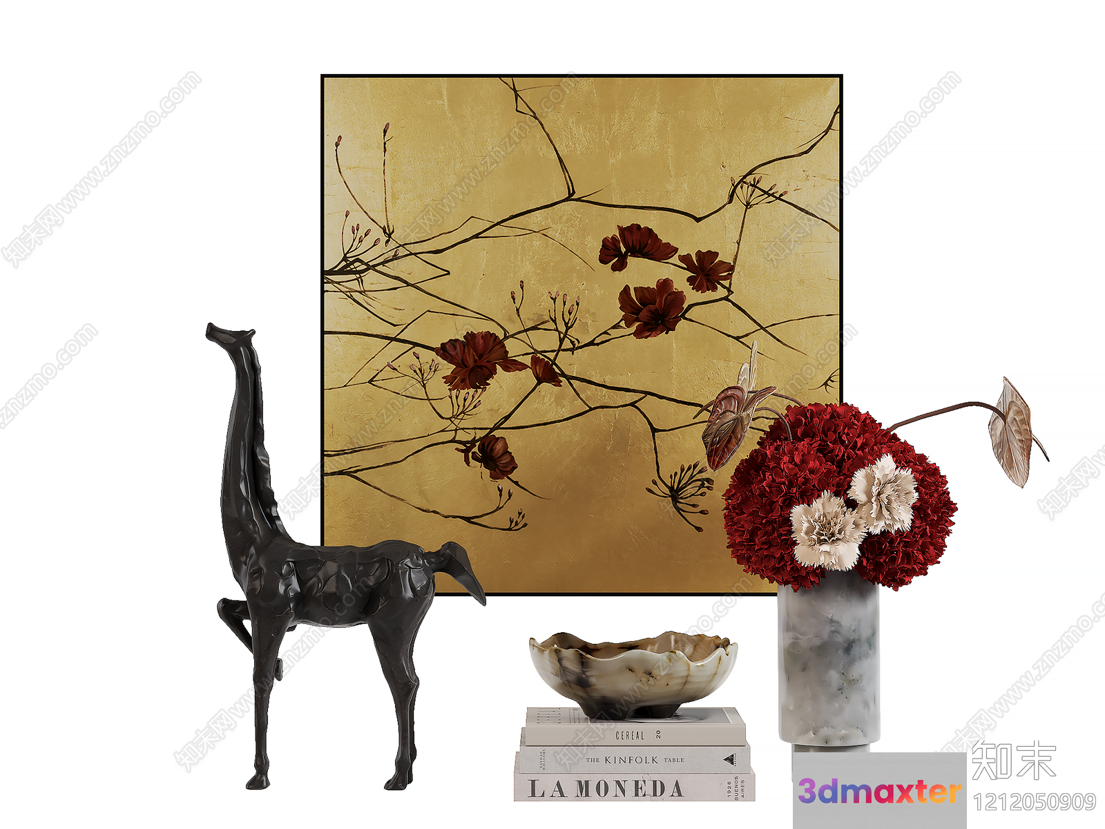 Modern Home Decor 3D Model - 2795 - VRAY Render