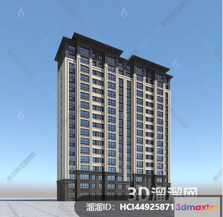 A 3D Rendering Of A Building 3D Model - 15860 - VRAY Render