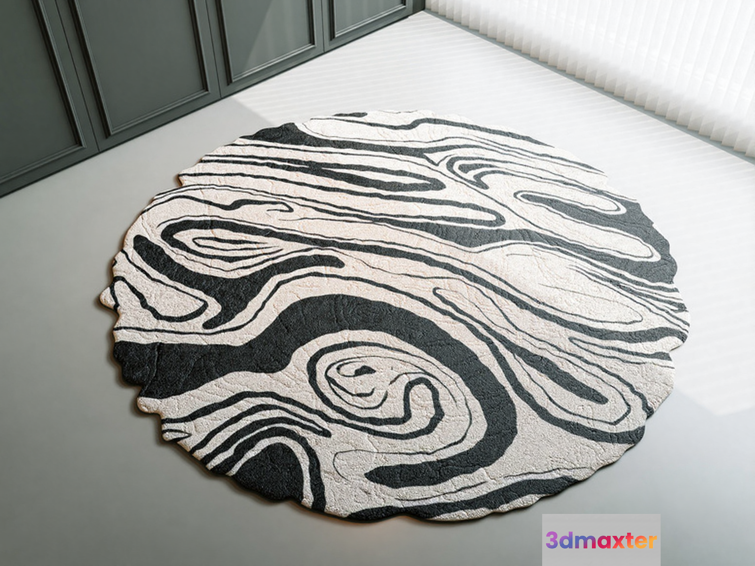 Abstract Rug 3D Model - 2054 - CORONA Render