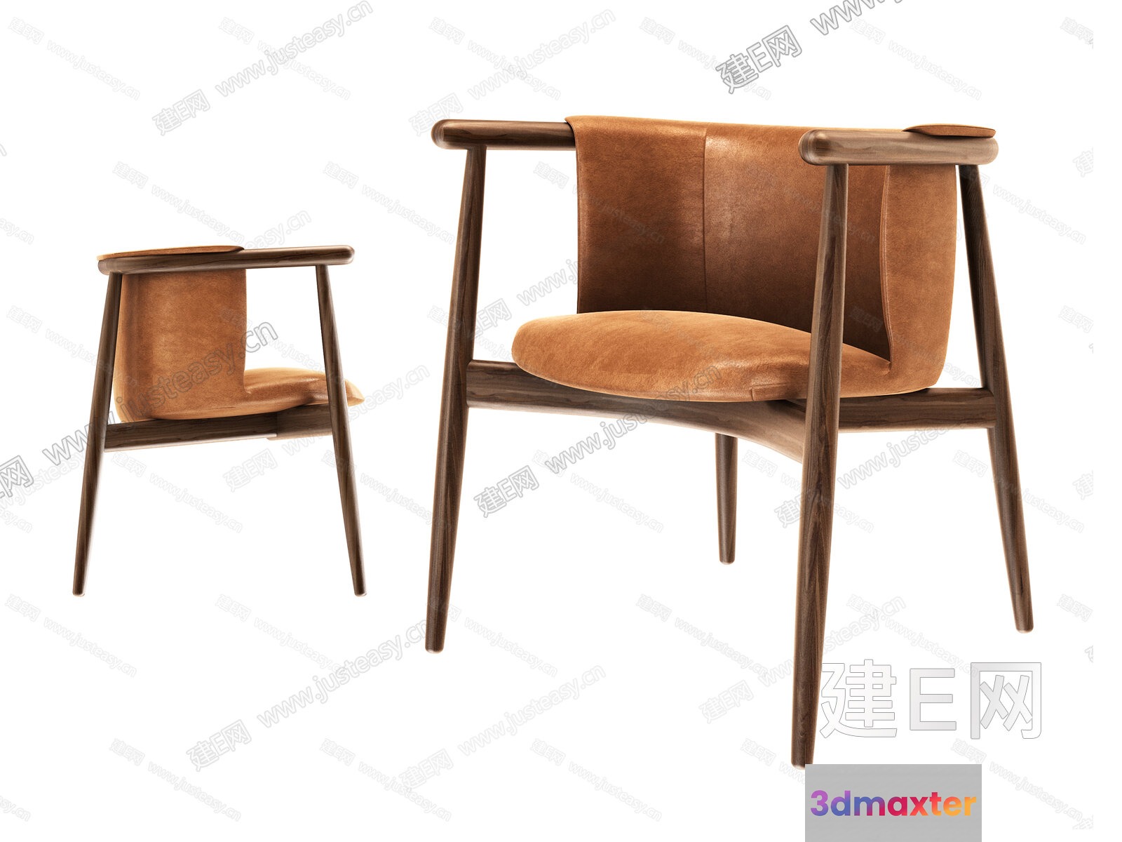 Wooden Chair 3D Model - 21410 - VRAY Render