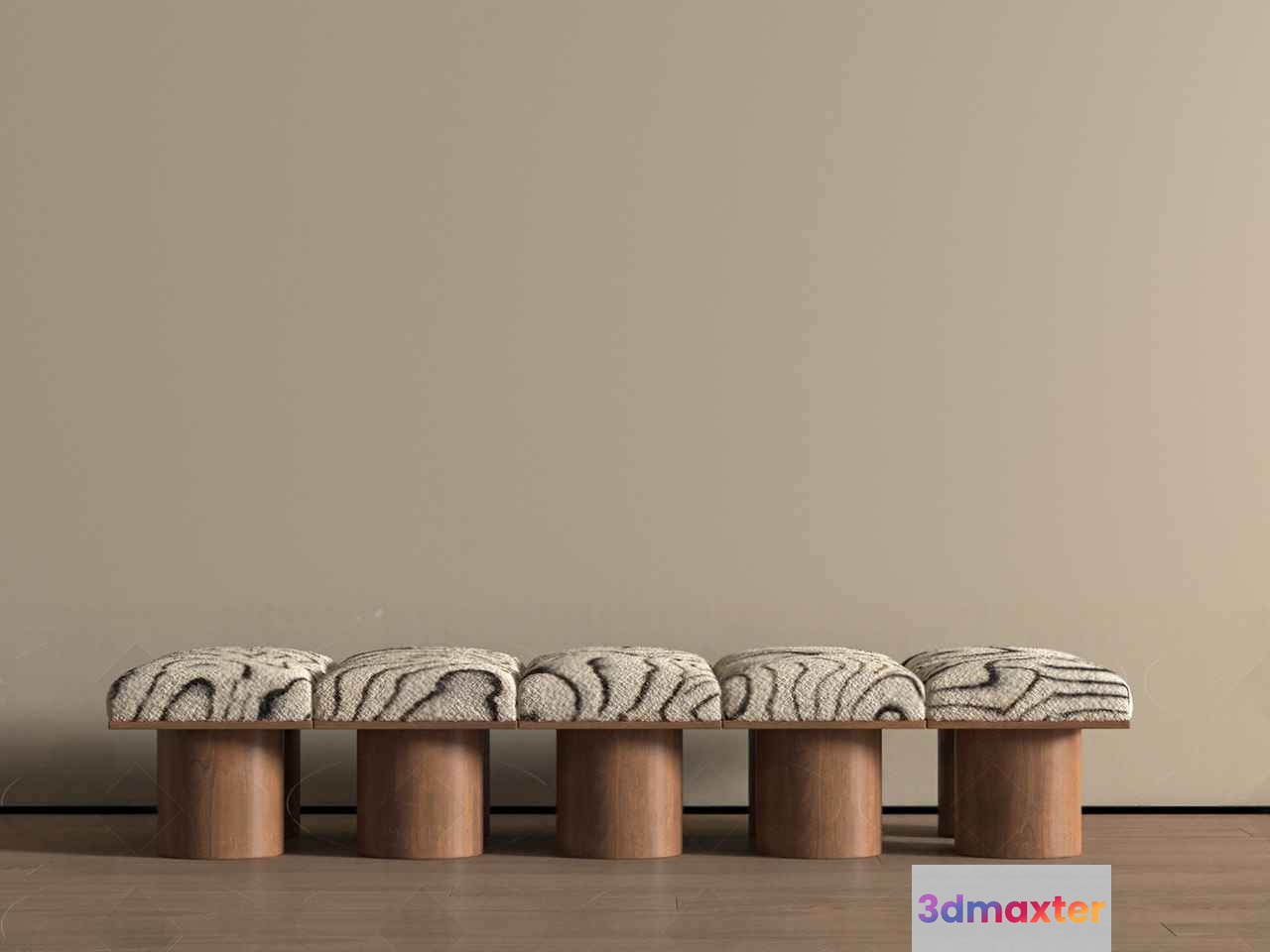 Modern Living Room 3D Model - 819 - VRAY Render