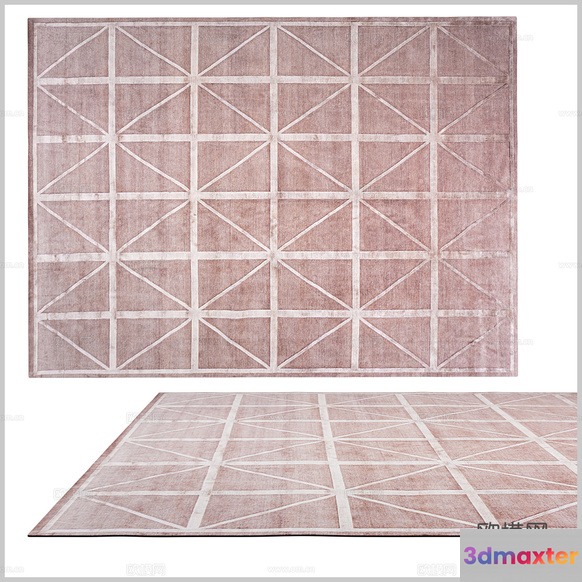 A Rug. It Is Beige 3D Model - 11028 - CORONA Render