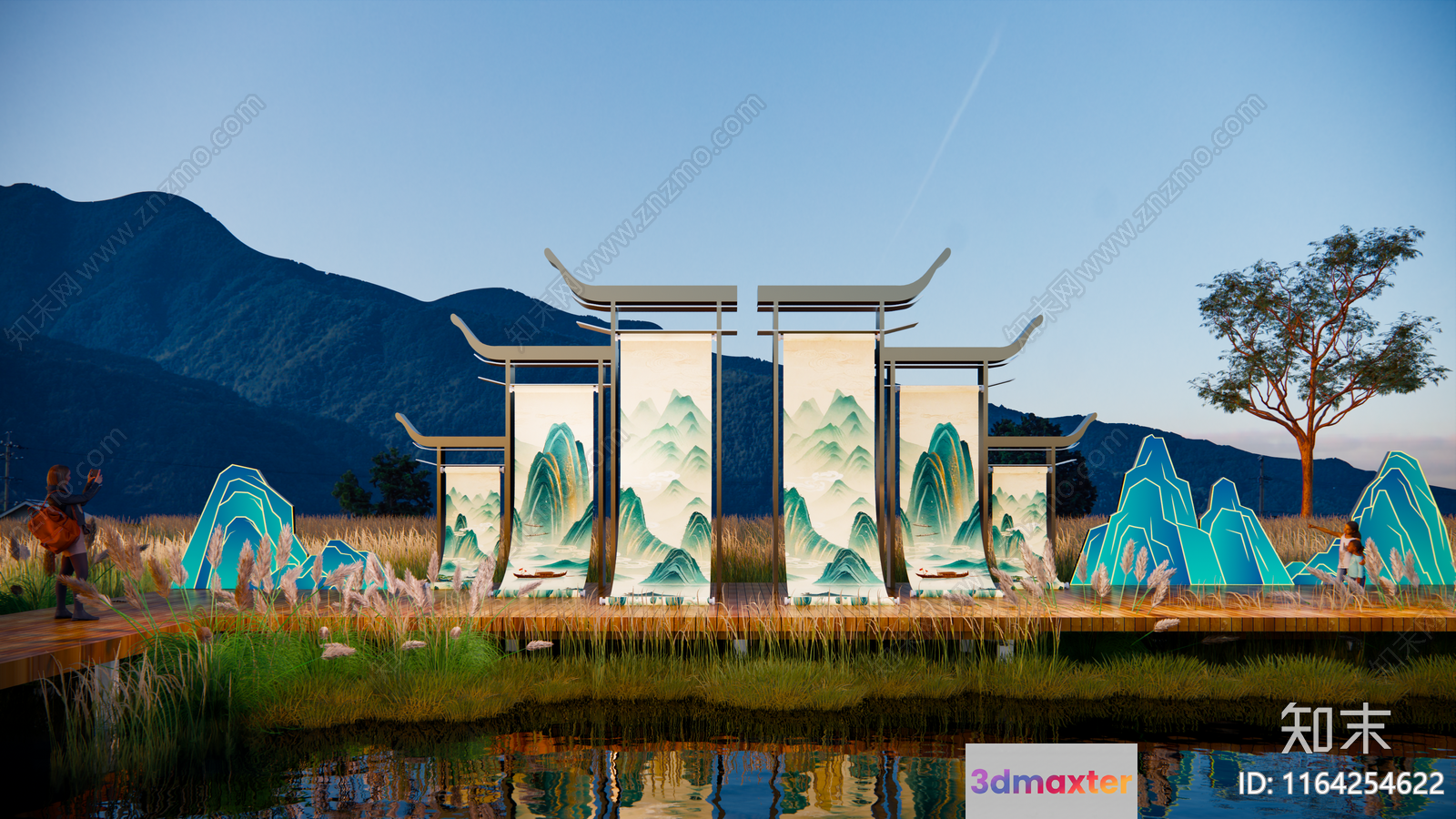 Traditional Chinese Architecture 3D Model - 17409 - VRAY Render