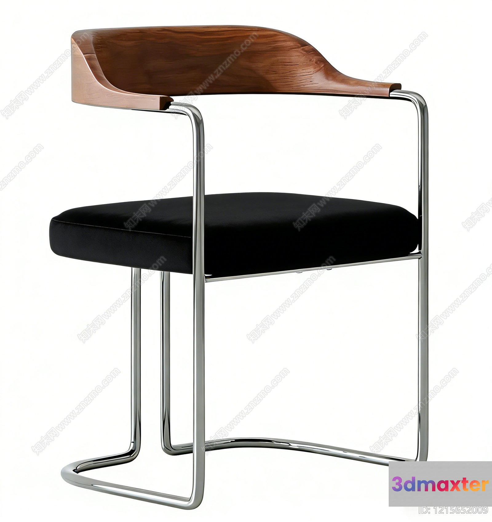 Modern Black Chair 3D Model - 15907 - VRAY Render