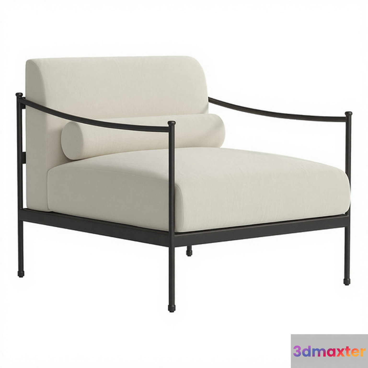 Modern Metal Chair 3D Model - 5889 - CORONA Render
