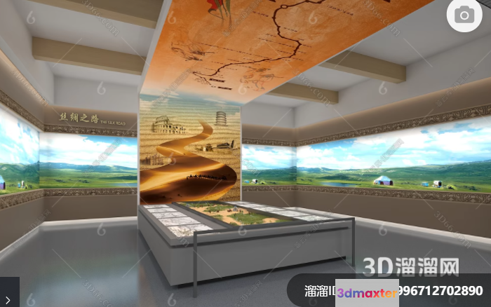 Modern 3D Virtual Room 3D Model - 11041 - VRAY Render