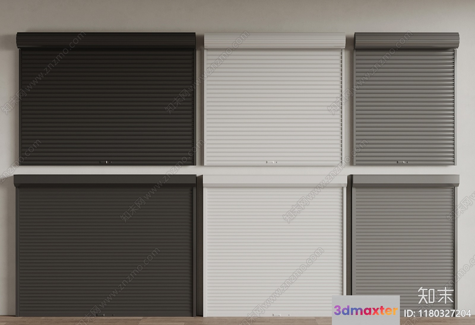 A Collection Of Window Blinds 3D Model - 16710 - VRAY Render