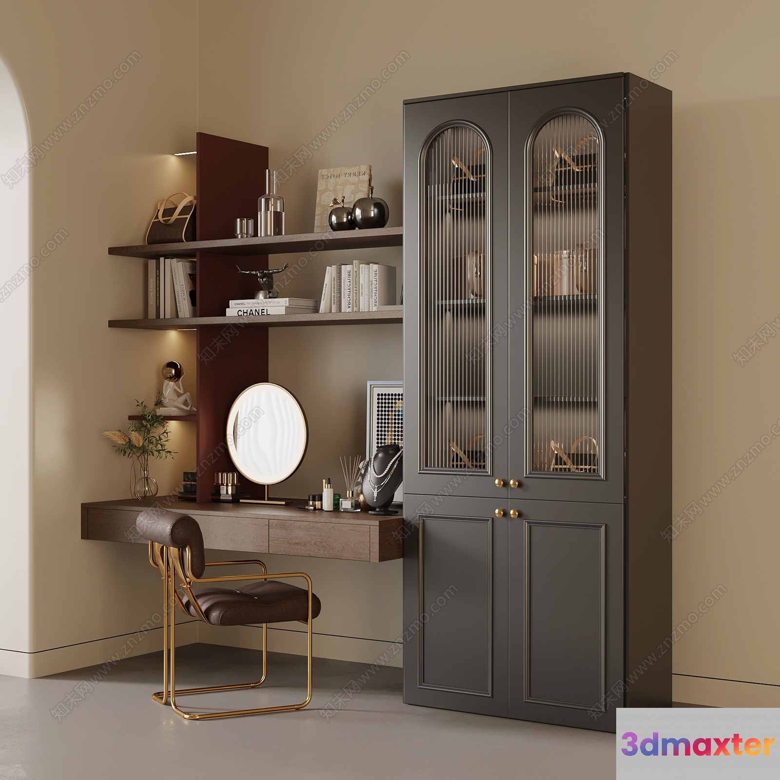 Modern Dressing Room 3D Model - 15013 - VRAY Render