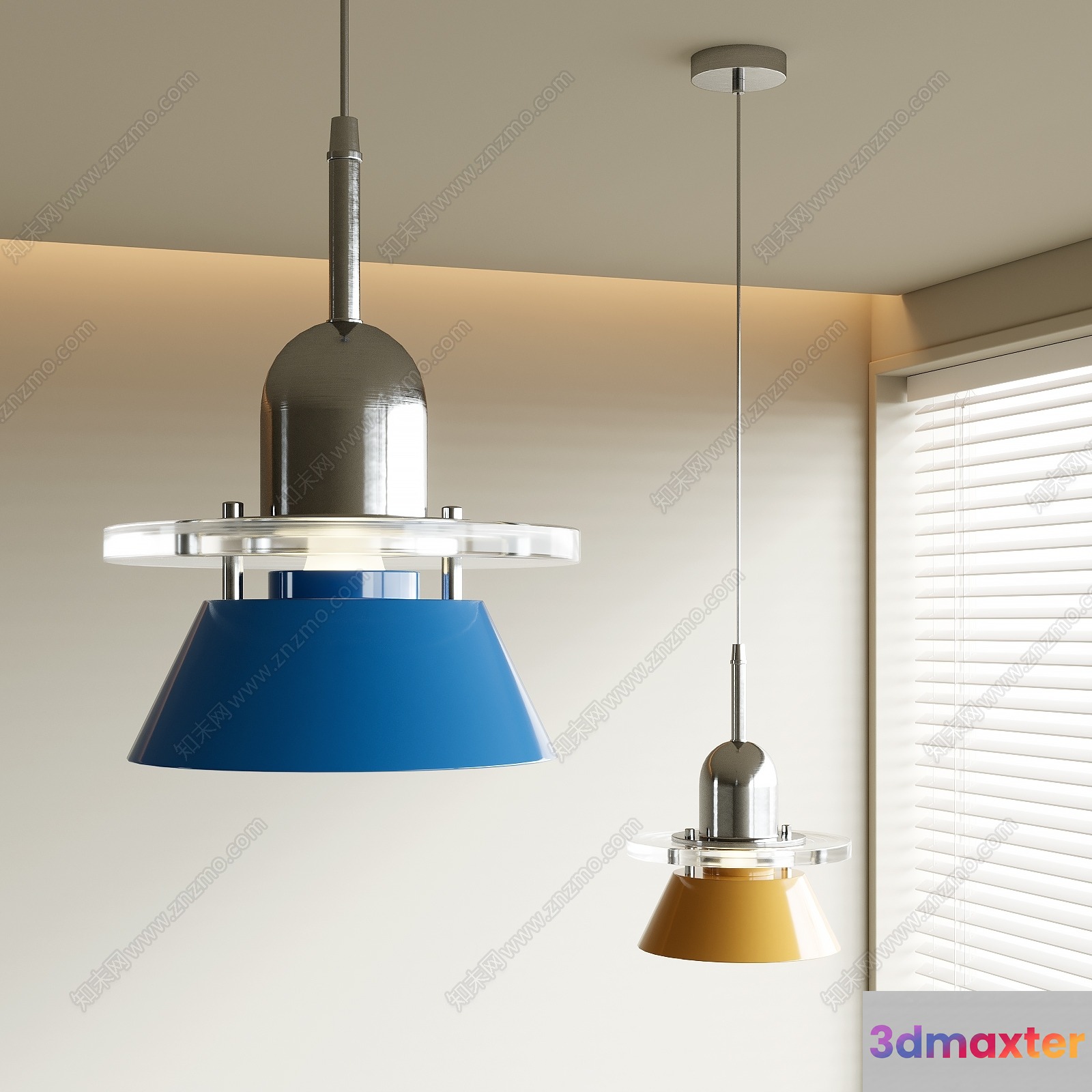 Modern Light Fixtures 3D Model - 15615 - VRAY Render