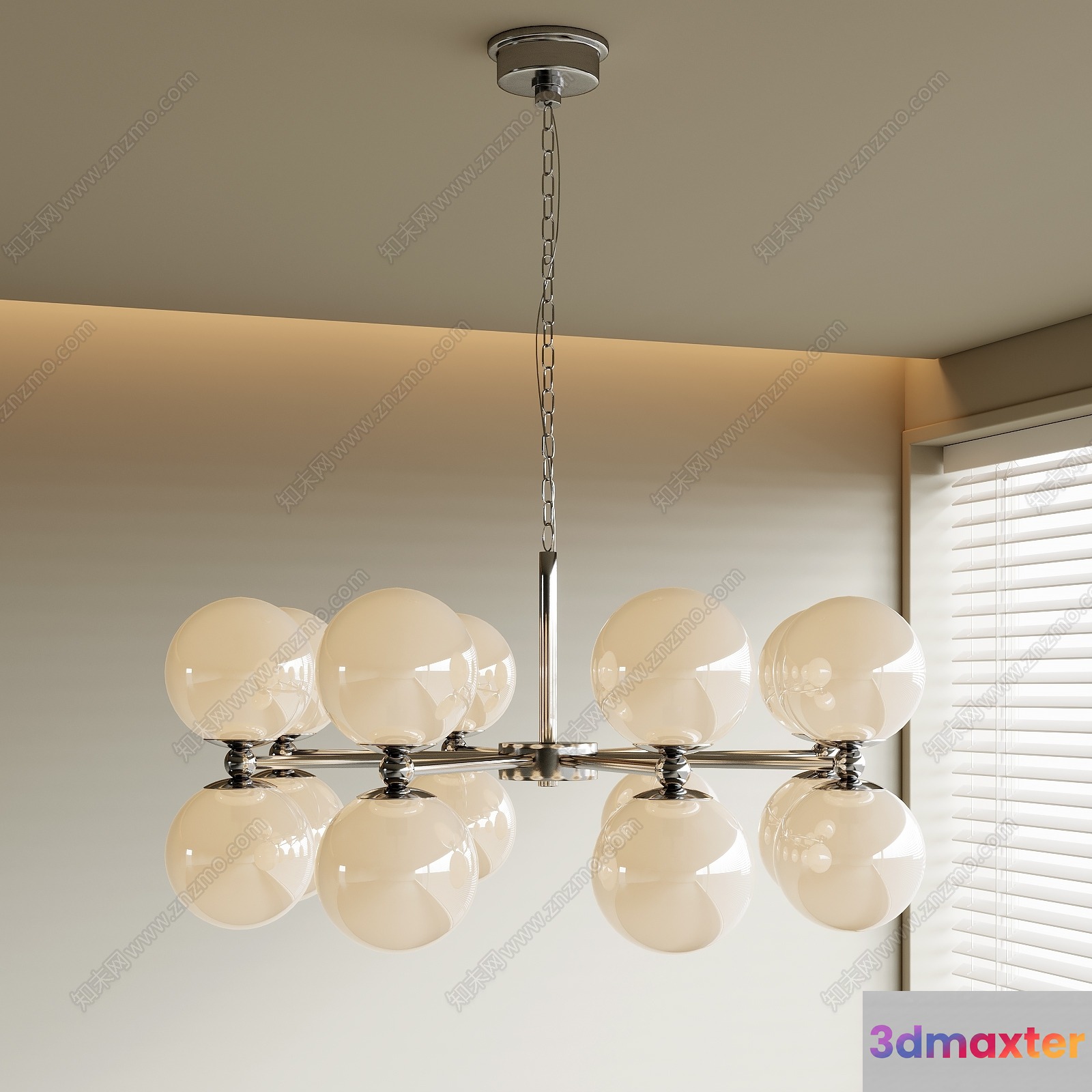 Modern Light Fixture 3D Model - 7005 - VRAY Render