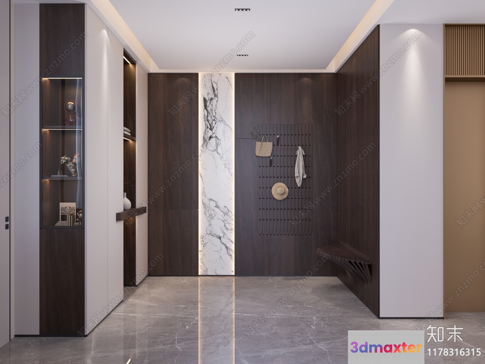 Modern Entryway 3D Model - 3500 - VRAY Render