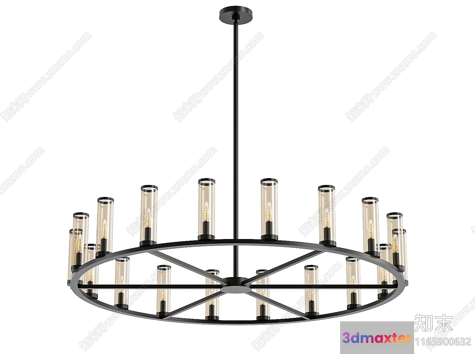 A Modern Light Fixture 3D Model - 12461 - VRAY Render
