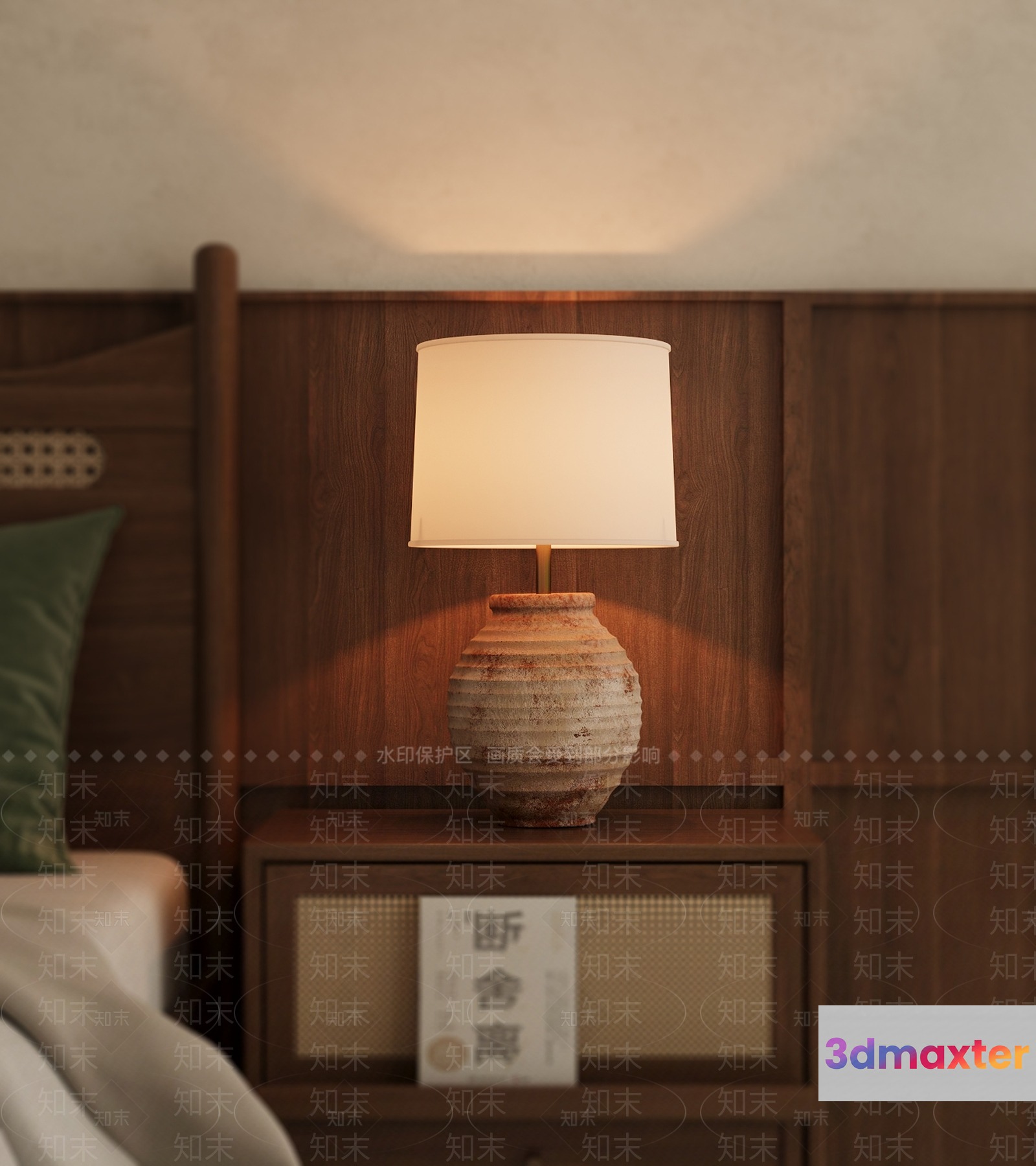 Cozy Bedroom 3D Model - 729 - VRAY Render