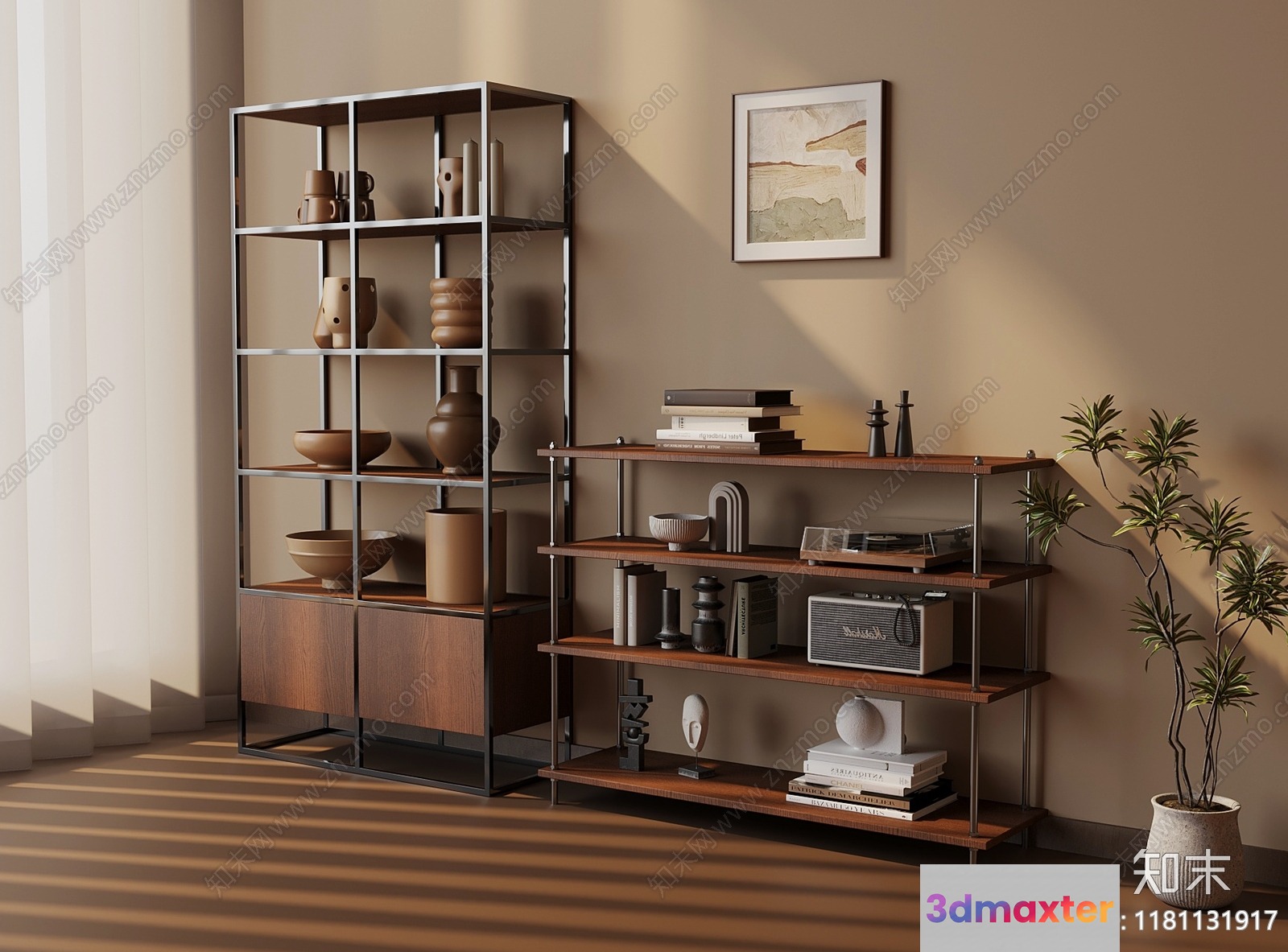 Modern Home Decor 3D Model - 12754 - VRAY Render