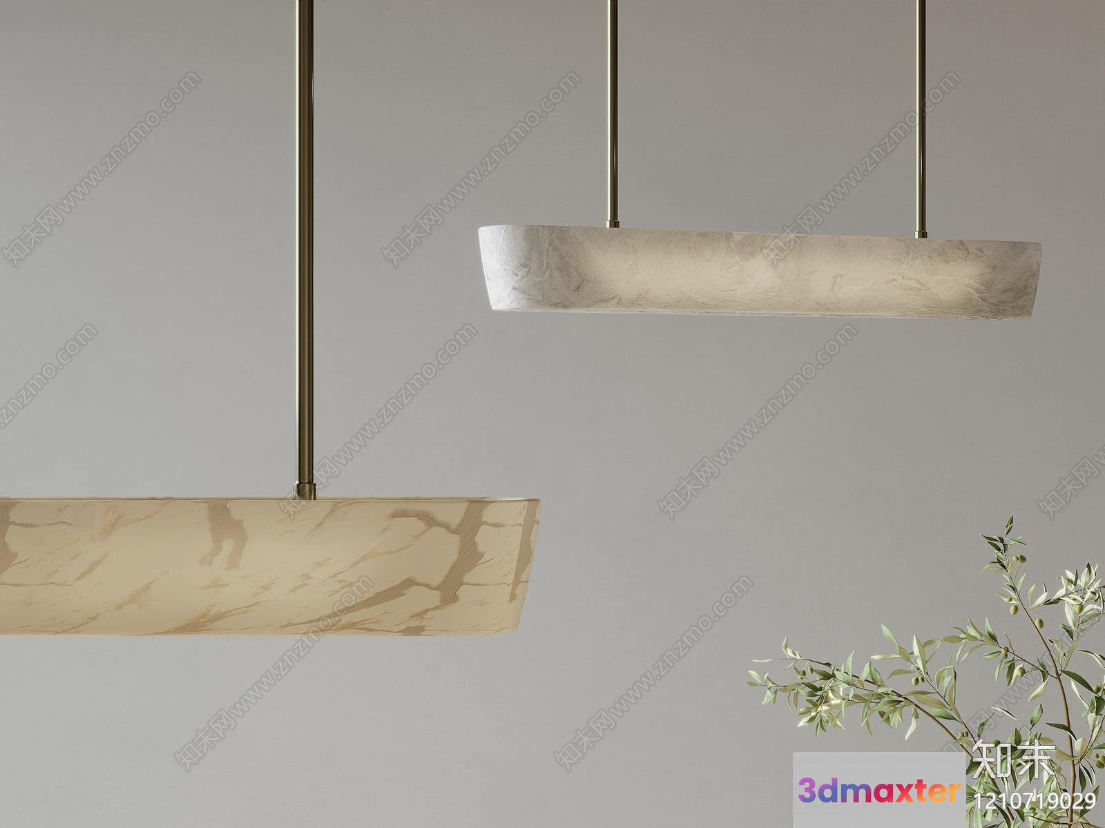 Modern Light Fixtures 3D Model - 5507 - VRAY Render