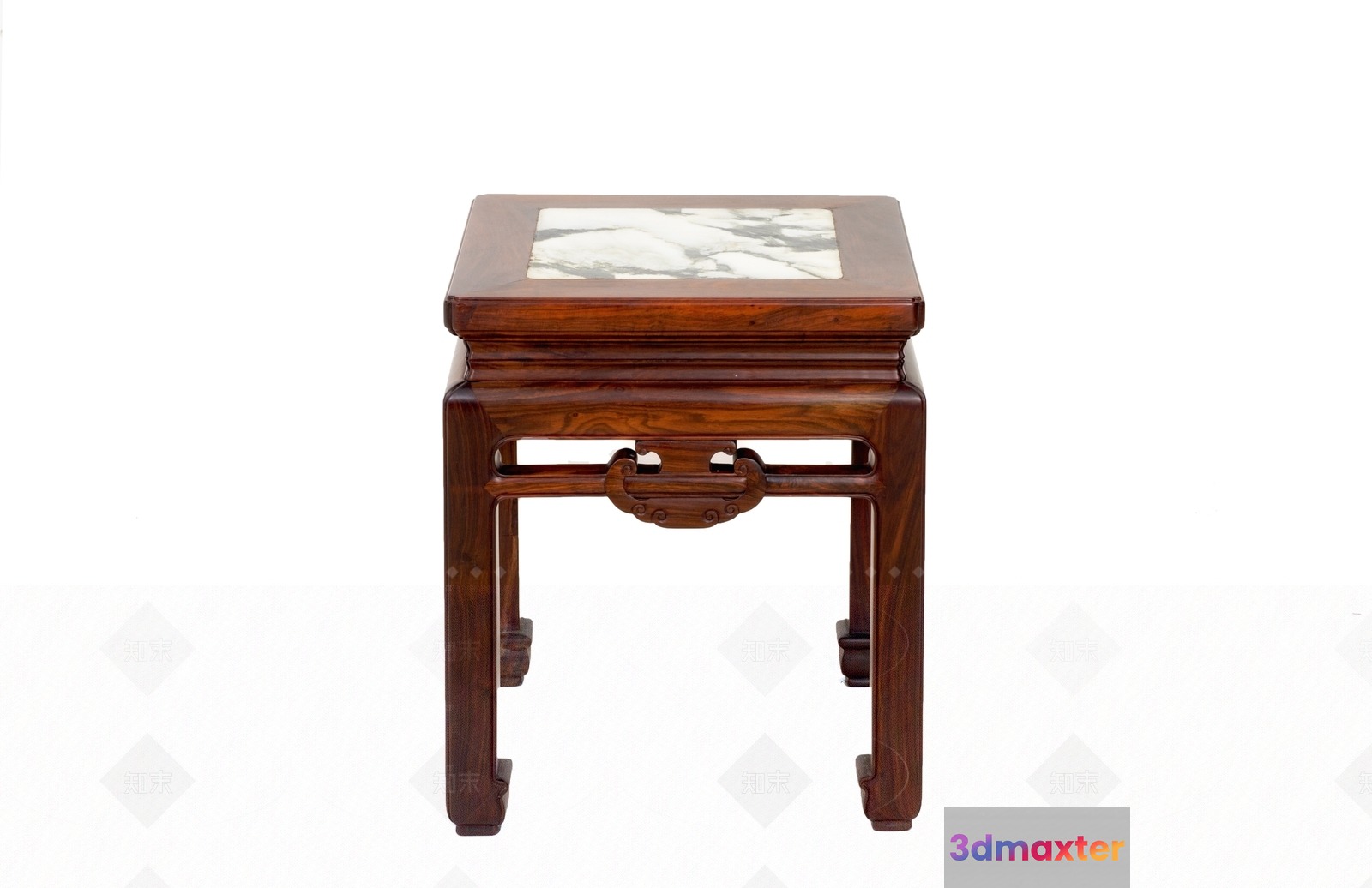 Wooden End Table 3D Model - 4699 - VRAY Render